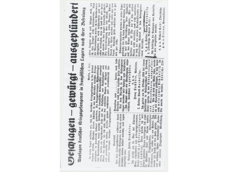 Brief mit Ortswerbestempel&nbsp; Oberkirch (Baden)&nbsp; 7.2.40&nbsp; an einen deutschen Kriegsgefangenen in Frankreich &nbsp