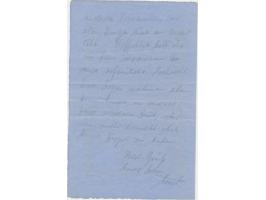 Ostpreußen-Kessel, &nbsp;Brief mit FPSt 10.3.45 nach Berlin, Absender FPNr. ... 32650 A = Stab I&nbsp; Panzer-Regiment "Großd