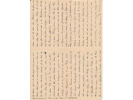 Ostpreußen-Kessel, Brief mit FPSt UB e 12.3.45 nach Berlin, handschriftlicher Absender ... FPNr. 16435 A = Regimentsstab Gren