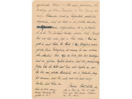 Ostpreußen-Kessel, Brief mit FPSt UB e 12.3.45 nach Berlin, handschriftlicher Absender ... FPNr. 16435 A = Regimentsstab Gren