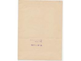 Goethe-Block mit Maschinen-Aufdruck 8 Pf., 20 Pf. und 30 Pf. Bär auf Einschreibbrief 2. Gewicht (Format 20,5 x 15 cm), Tagess