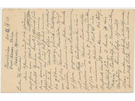 Ganzsache 1 1/2 C. Dschunke (Han No. 16) mit Zusatzfrankatur 1 1/2 C. und 3 C. Dschunke nach Deutschland, geschrieben "Hweihs