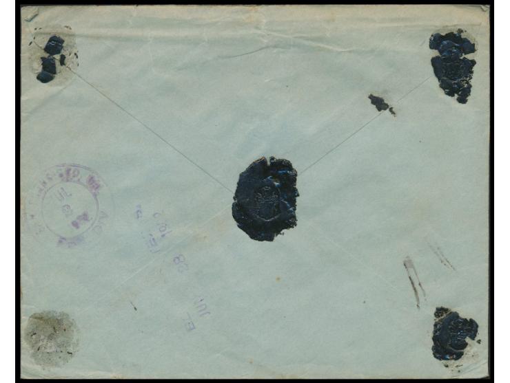 10 C. und 20 C. auf &nbsp;R-Brief mit Rückschein nach Yokohama / Japan, &nbsp;Stempel Mexico D. F. 25.6.1902 und entsprechend