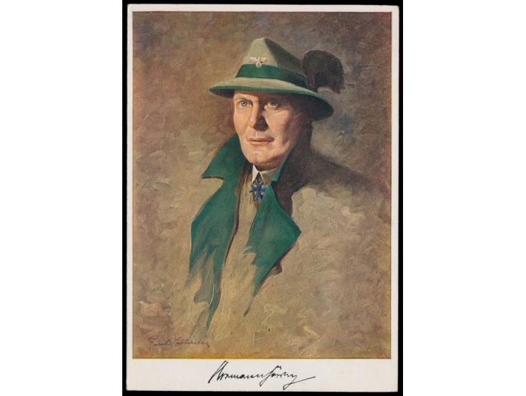 Internationale Jagdausstellung Berlin 1937, &nbsp;Reproduktion eines Gemäldes von Hermann Göring als Reichsjägermeister, Verl