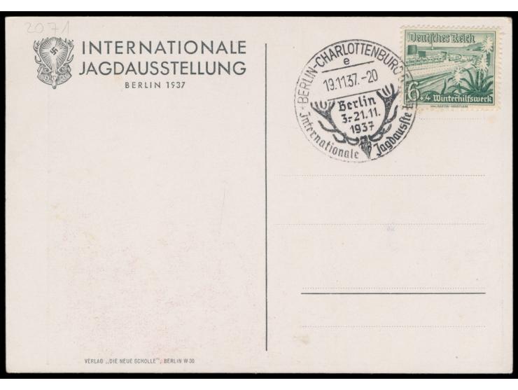 Internationale Jagdausstellung Berlin 1937, &nbsp;Reproduktion eines Gemäldes von Hermann Göring als Reichsjägermeister, Verl