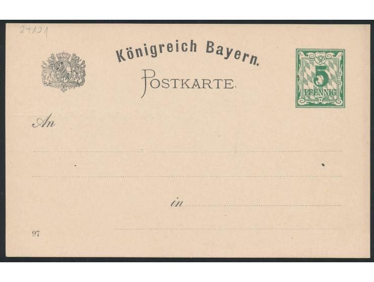 Privatganzsache 5 Pf. Rauten,  XII. Deutsches Bundesschießen Nürnberg  ...1897, mit  Bildzudruck "Hôtel Strauss"  bildseitig 