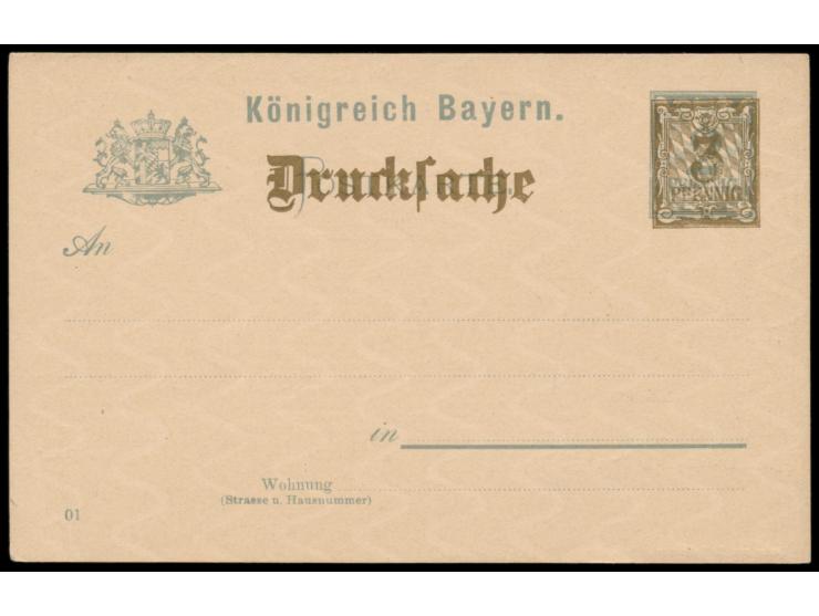 Drucksachen-Postkarte PZD 2 I mit rückseitigem Zudruck  "Fürther Kirchweihleben"  mit Bild Drehorgelspieler und dreispaltigem