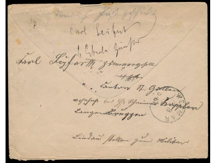 Schweiz-Ganzsachenumschlag  25 Rp. Tübli grün mit 50 Rp. Sitzende Helvetia als Einschreiben nach Deutschland, Stempel  St. Ga