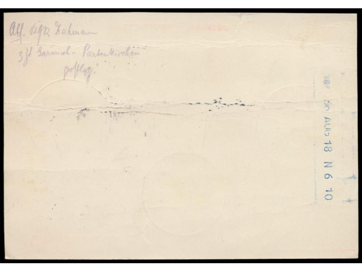 3 Pf. und 10 Pf. auf Luftpost-Drucksache mit Sonderstempel München Schach-Olympia &nbsp;18.8.36 nach Wien (Stempel-Beschaffun