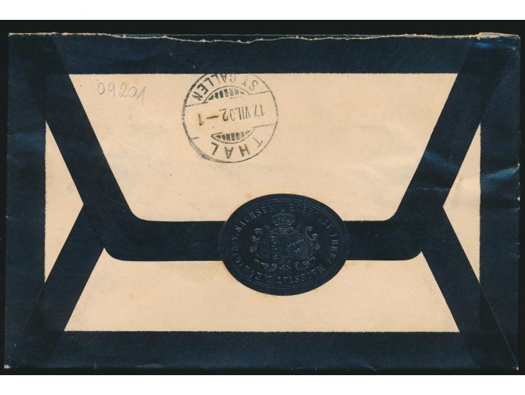 Einzelfrankatur 40 Pf. (ohne Wasserzeichen) auf Trauerumschlag als &nbsp;Einschreiben &nbsp;mit Stempel &nbsp;Dresden Altst. 