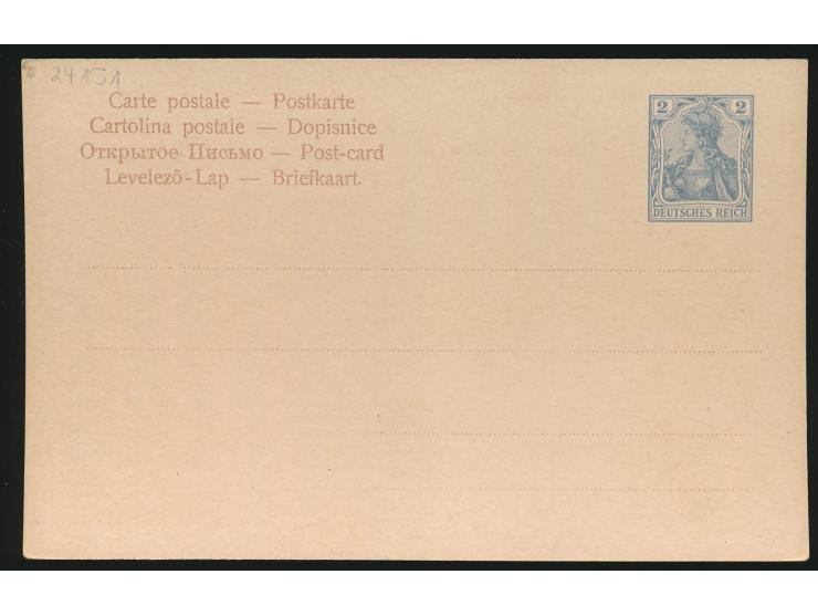 Leipzig, Riesengebirgsausstellung,  Mai 1903, 2 Pf. Germania, Frech C 5, ungebraucht
Stichwort: Märchen / Mythologie / Sagen
