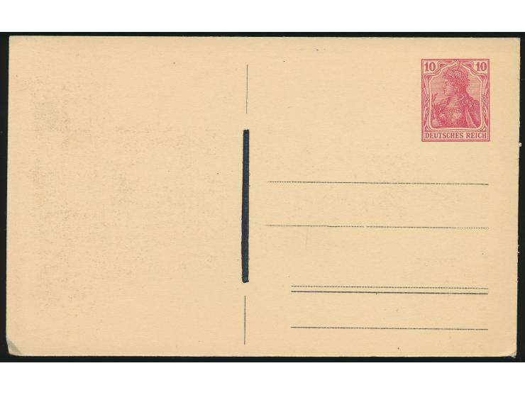 Lutherdenkmal Reformation,  Wertstempel 10 Pfg. Germania, seltenes Bild Frech D 2/1, ungebraucht
Stichwort: Christliche Thema