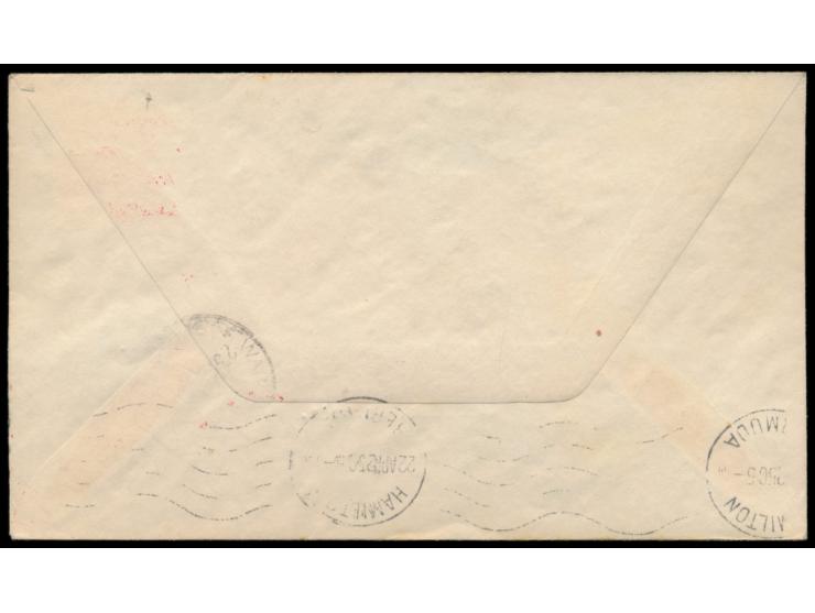 LZ &nbsp;126 (ZR 3) Los Angeles: &nbsp;Brief mit &nbsp;USA &nbsp;2 C., roter Stempel &nbsp;Air Mail Service New York &nbsp;15