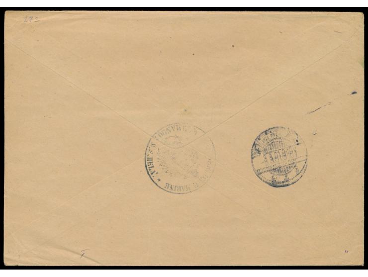 Stempel &nbsp;MSP No. 42 &nbsp;27.1.01, &nbsp;S.M.S. Hela, &nbsp;Dienstbrief &quot;Marinesache&quot; mit rückseitigem Kommand