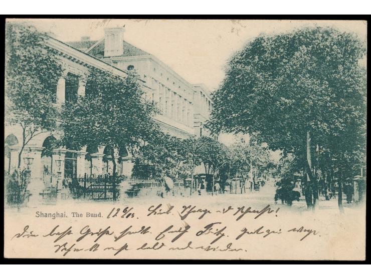 Stempel  MSP No. 49  12.6.03,  NDL-Dampfer Main  in  Shanghai,  Ablösungstransport für die Schiffe auf der Ostasiatischen Sta