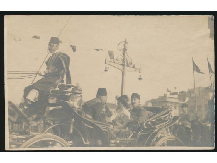 Stempel Feldpost  Mil. Miss. Konstantinopel  10.6.1918 und seltener Briefstempel  Flak.-Zug 96 / Deutsche Feldpost Nr. ...  (