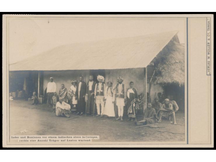 1903: 23 verschiedene Ansichtskarten aus dem Verlag &quot;W. Müller &amp; Co., Tanga&quot; mit Aufnahmen verschiedener Bevölk