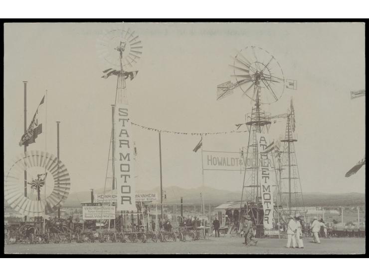 Foto-Ansichtskarte  Windhuk - Landesausstellung 1914: Ausstellungsgelände,  Privataufnahme, ungelaufen
