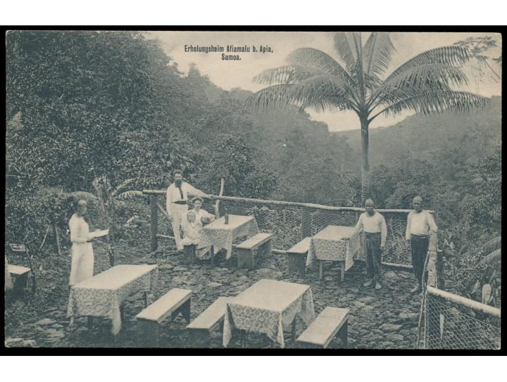 Ansichtskarte  Erholungsheim Afiamalu b. Apia,  ohne Verlagangabe, ungebraucht, ca. 1912
