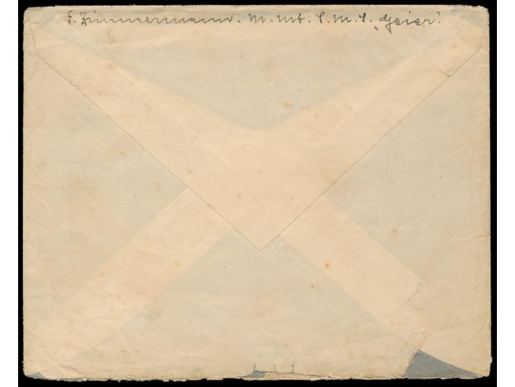 Stempel  MSP No. 67  30.9.13,  S.M.S. Geier  vor der Bojana-Mündung, Einsatz während des Balkankrieges -  Küstenblockade von 