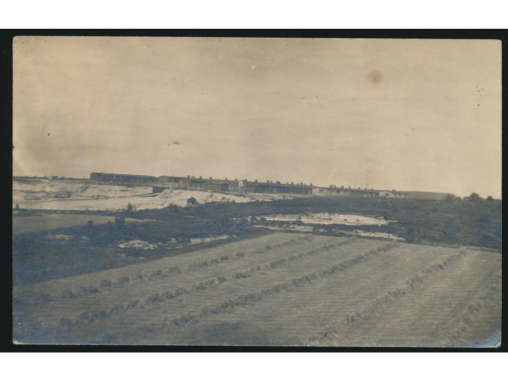 Stempel  Blumenthal (Hannover)  22.9.16 und Briefstempel  Zweig-Gefangenenlager Meyenburger Moor (Kr. Blumenthal i. H.)  auf 