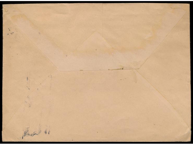 Schwarzenberg, &nbsp;2 x 12 Pf. mit &nbsp;Schloss-Silhouette &nbsp;auf Brief 2. Gewicht nach Chemnitz, Stempel Schwarzenberg 