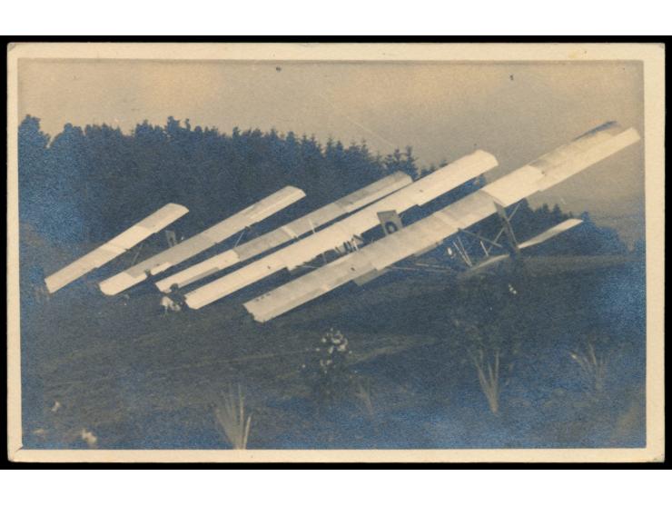 Sonderstempel &nbsp;Ustjanowa &nbsp;&nbsp;III. Nationale Segelflug-Wettbewerbe &nbsp;6.10.35 auf Foto-Ansichtskarte von der V