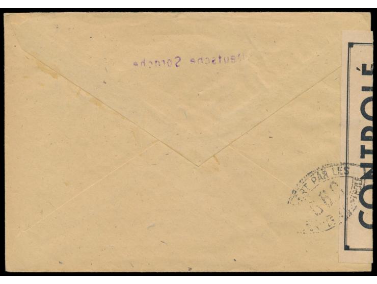 Zensurstelle Freiburg,  Auslands-Behördenbrief mit Stempel Radolfzell (Bodensee) 16.9.46 und R1 Gebühr bezahlt in die Schweiz