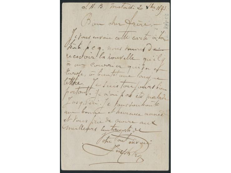 Belgisch-Congo,  Ganzsache 15 C. König Leopold, blauer Stempel  Matadi  23.12.1893, nach Belgien, Durchgangsstempel Boma 25.1
