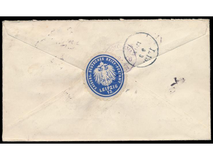 1908: Vordruckumschlag &nbsp;&quot;Imp- jap. Post Office, Chemulpo, Corea - Official Business&quot; &nbsp;als portofreie Post