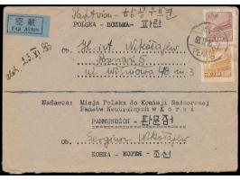 Nordkorea:  Brief mit vorderseitigem Absender  "Polnische  Mission bei der Neutralen Überwachungskommission in Korea - Panmun