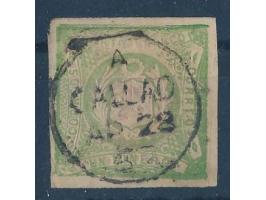 Stempel des britischen Postamts  Callao  28.4.67 auf Peru 1 Dinero grün, Marke vollrandig
Stichwort: Großbritannien
