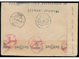 portofreier Interniertenbrief mit Stempel  Bremervörde  22.4.42 an den Deutschen Otto Paulsen im  Internierungslager Djidda /