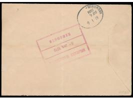 Südafrika 1 d. auf Brief mit Stempel  Rehoboth S.W.Africa  8.1.19 nach Windhoek, vorderseitig violetter Kreisstempel  Passed 