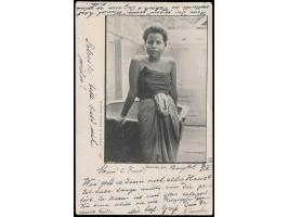 Ansichtskarte aus Bangkok an den internierten Kapitän des Dampfers Braunfels Johann Zimmermann im indischen Internierungslage