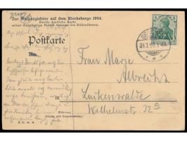 Gruss vom Brocken:  "Zur Walpurgisfeier auf dem Blocksberge 1904. Zweite Amtliche Karte seiner diabolischen Hoheit Satanas de