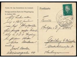 Aachen, Tagung des Vereins für das Deutschtum im Ausland ... 1931,  Künstler-Signatur  Jupp Wiertz  (bedeutender Vertreter de