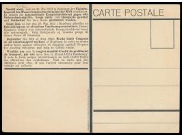 Hamburg 20.V.1932, Einheitskongreß des Wassertransportproletariats der Welt, &nbsp;Propagandakarte mit Fotomontage im Stile v