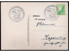Regensburg:  "Die Bayerische Ostmark ruft - Gautreffen 1937", Frankatur 5 Pf., Sonderstempel Gautreffen Bayerische Ostmark / 