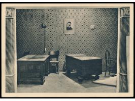 Sonderkarte  Sowjet-Paradies, Bild Standesamt im Stadtsowjet,  mit 6 Pfg. Messe Wien, Sonderstempel Ausstellung Wien Sowjet-P