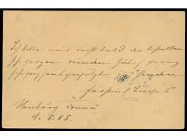 Postkarte "Königreich Bayern" mit  schwarzem Trauer-Lacksiegel  und handschriftlichem Vermerk  "franco Taxis"  rechts oben, S