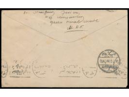 Stempel  Field Post Office 572  15.11.44 und violetter Zweikreisstempel  Creek Navy Censor  auf Brief eines Angehörigen der g