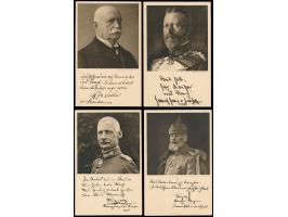 Landeskomitee vom Roten Kreuz,  grüner Wertstempel  7 1/2 Pfg. Huppsches Wappen,  Serie von 6 Ganzsachen mit Bildern von Beth