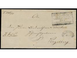 Dienstbriefhülle mit Stempel  Magdeburg  10.10.(1831) nach Vinzelburg, seltener Sanitätsstempel R5  Desinficirt / Regierung /