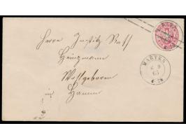 Ganzsache 1 Sgr mit seltenem K2  Marten  6.9.65 nach Hamm, Ankunftstempel 7.9.
Postleitzahl: 533
