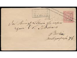 R3  Langendorf / Reg. Bez. Oppeln  16.4.68, bisher unbekannter  NDP-Stempel,  auf Ganzsache 1 Gr. nach Berlin
Stichwort: Schl