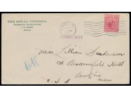 Bahamas,  1903 - 1936: 4 Briefe mit Bahamas-Frankatur nach USA, alle mit Maschinenstempel  Miami, Fla.  und L1  Paquebot,  ve
