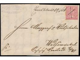 1 Gr. mit  handschriftlicher Entwertung "Ermsleben 30.11.68" auf Faltbrief , Absenderstempel ... Simsleben b. Ermsleben, nach