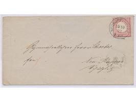 1 Gr. auf Briefumschlag mit K1 Neuhoff i. Ostpr. 15.10.72 nach Neuruppin, Ankunftstempel 17.10.Stichwort: RPD Danzig und Köni