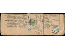 Ganzsachen-Streifband 5 Pf. &nbsp;mit vier dazugehörigen Zeitungen &nbsp;nach Wien, Stempel &nbsp;Leipzig 1 &nbsp;7.6.81, han